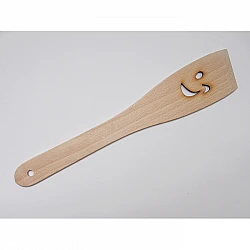 Wooden Spoon with Smile Face