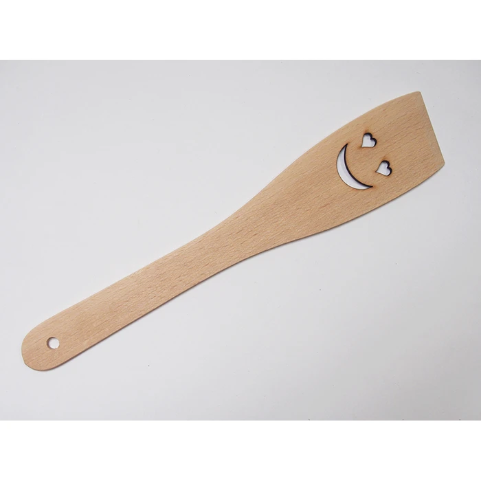 Wooden Spatula – Love Face