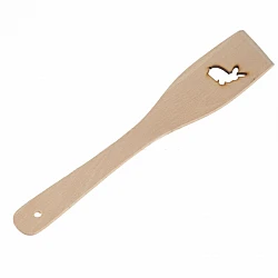 Wooden shovel with rabbit