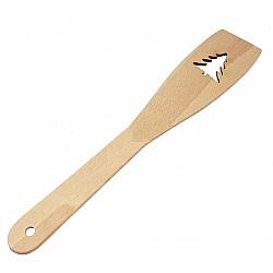 Wooden Spade with Fir Tree Design