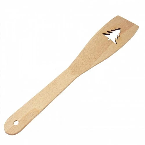 Деревянная лопатка с ёлочкой
