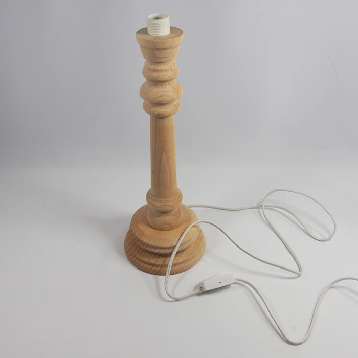 Table lamps wooden base