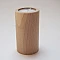Round Wooden Candle Holder - 100 mm