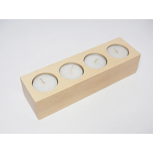 Tall Fir Candle Holder for 4 Candles