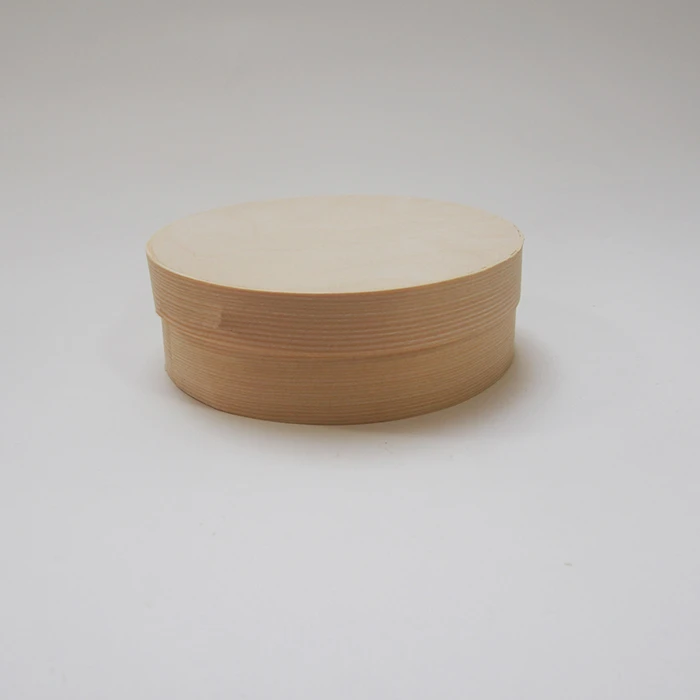 Small Round Wooden Box