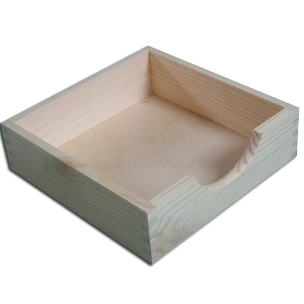 Wooden napkin holder