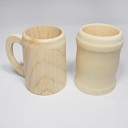 Wooden Cup with Handle