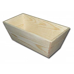 Wooden Flower Pot - Rectangular