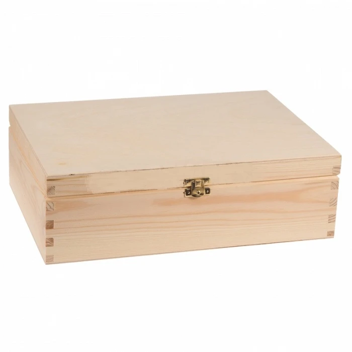 Wooden Box with Latch