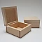 Small Wooden Box - Square