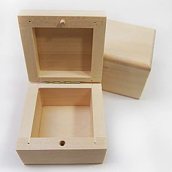 Small wooden box with rounded lid