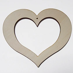 Wooden Heart Frame (with Stand Legs)