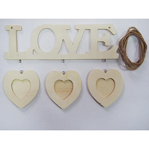 LOVE Frame with Hearts