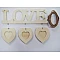 LOVE Frame with Hearts