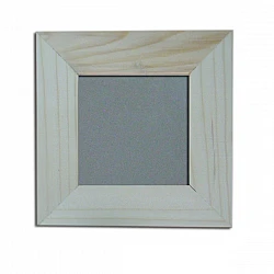 Wooden Frame with Mirror - Square