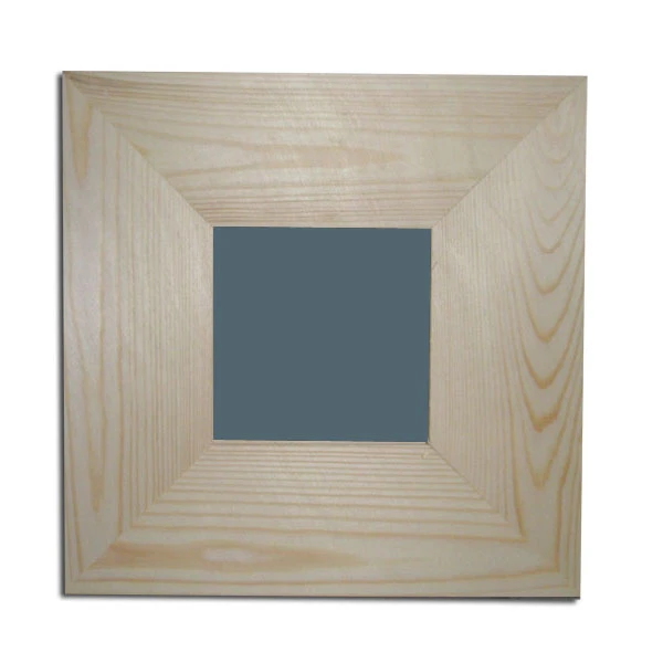 Wooden Frame with Mirror - Square