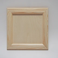 Medium-sized wooden frame - square
