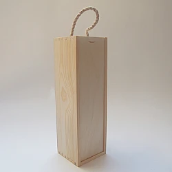 Wooden Box for 1 Wine Bottle