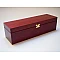 Wooden box with lid for 1 wine bottle (brown)