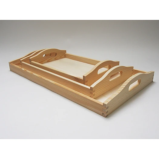 Wood Tray - Set of 3