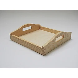 Square Wooden Tray