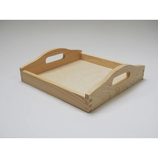 Kvadrātveida koka paplāte