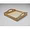 Kvadrātveida koka paplāte