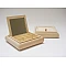 Wooden Jewellery Box with Mirror – Square