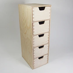 Tall Cabinet with 5 Drawers