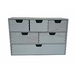 Shelf with 6 Drawers