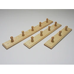 Wooden hanger - 4 pegs