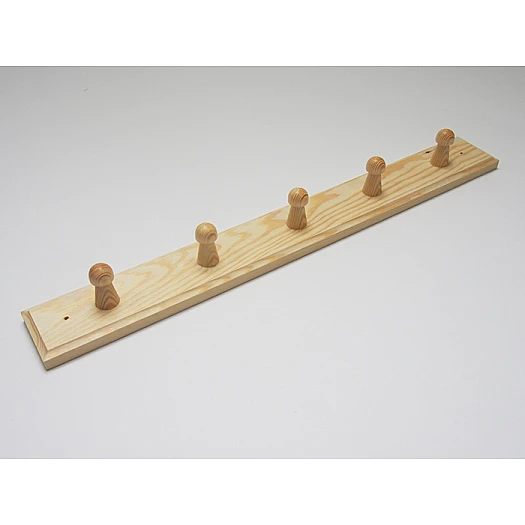 Wooden hanger - 5 pegs