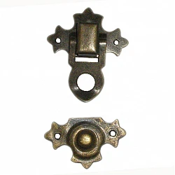 Decorative Lock - Dark Brass