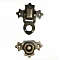 Decorative Lock - Dark Brass