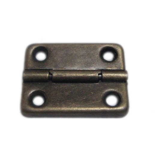 Петля (скруглённая) - тёмная латунь