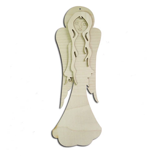 Складной деревянный декор - ангел II