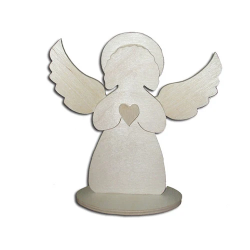 Wooden Angel on Base II