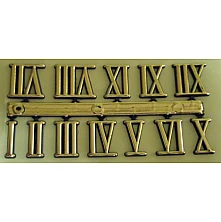 Decorative Roman Numerals - Gold-Coloured