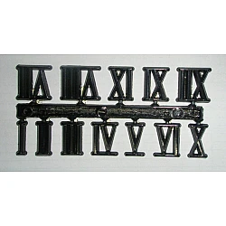 Декоративные цифры — римские (чёрный)