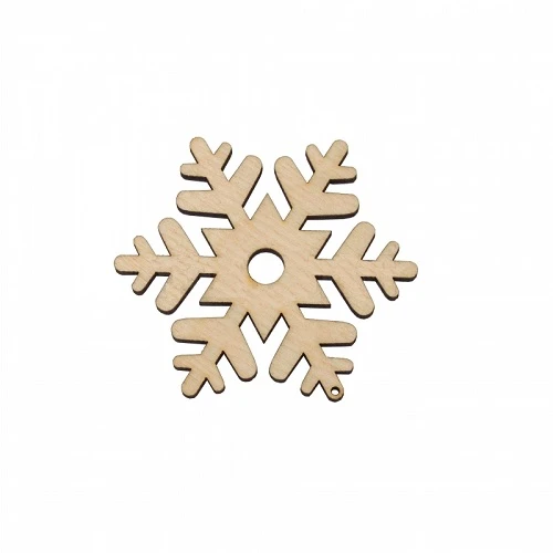 Wooden Decoration - Snowflake