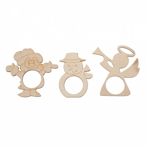 Wooden Napkin Rings (3 pcs)