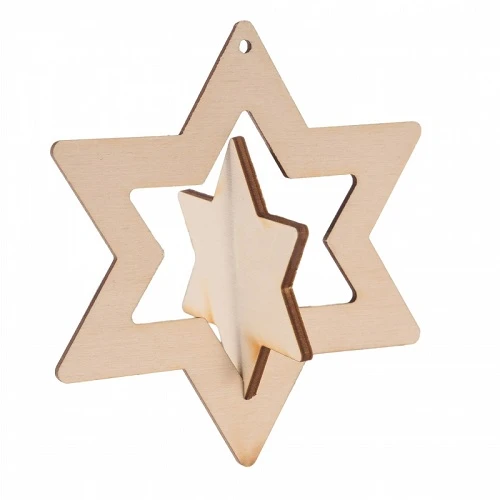 Decorative 3D Star