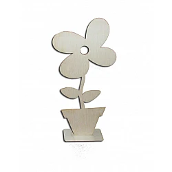 Декор — цветок в горшке (большой)