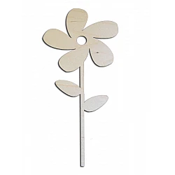 Wooden Decor - Flower III