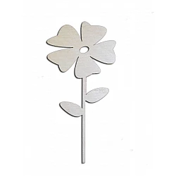 Wooden Decoration - Flower V