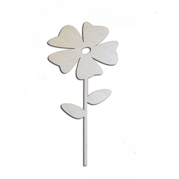 Wooden Decoration - Flower V