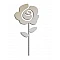Wooden Decoration - Rose