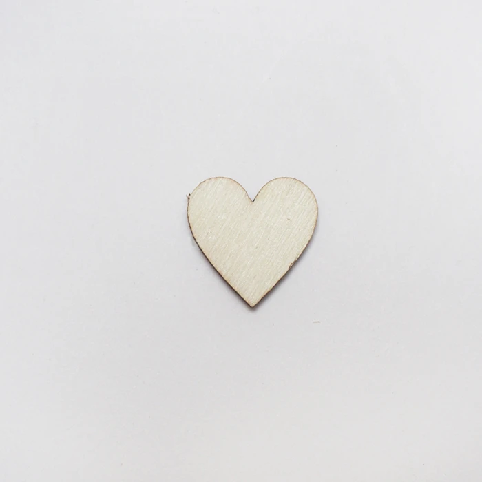 Деревянное сердечко 15 мм