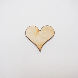 Wooden heart 20 mm