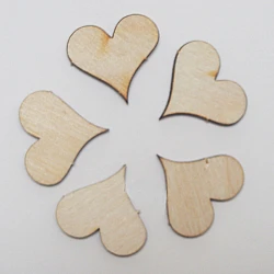Wooden Heart Set - 20 mm